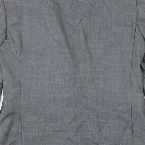 NEXT Mens Grey Wool Jacket Suit Jacket Size 38 Regular