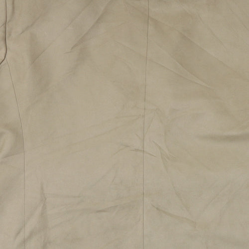Marks and Spencer Mens Beige Polyester Jacket Suit Jacket Size 42 Regular
