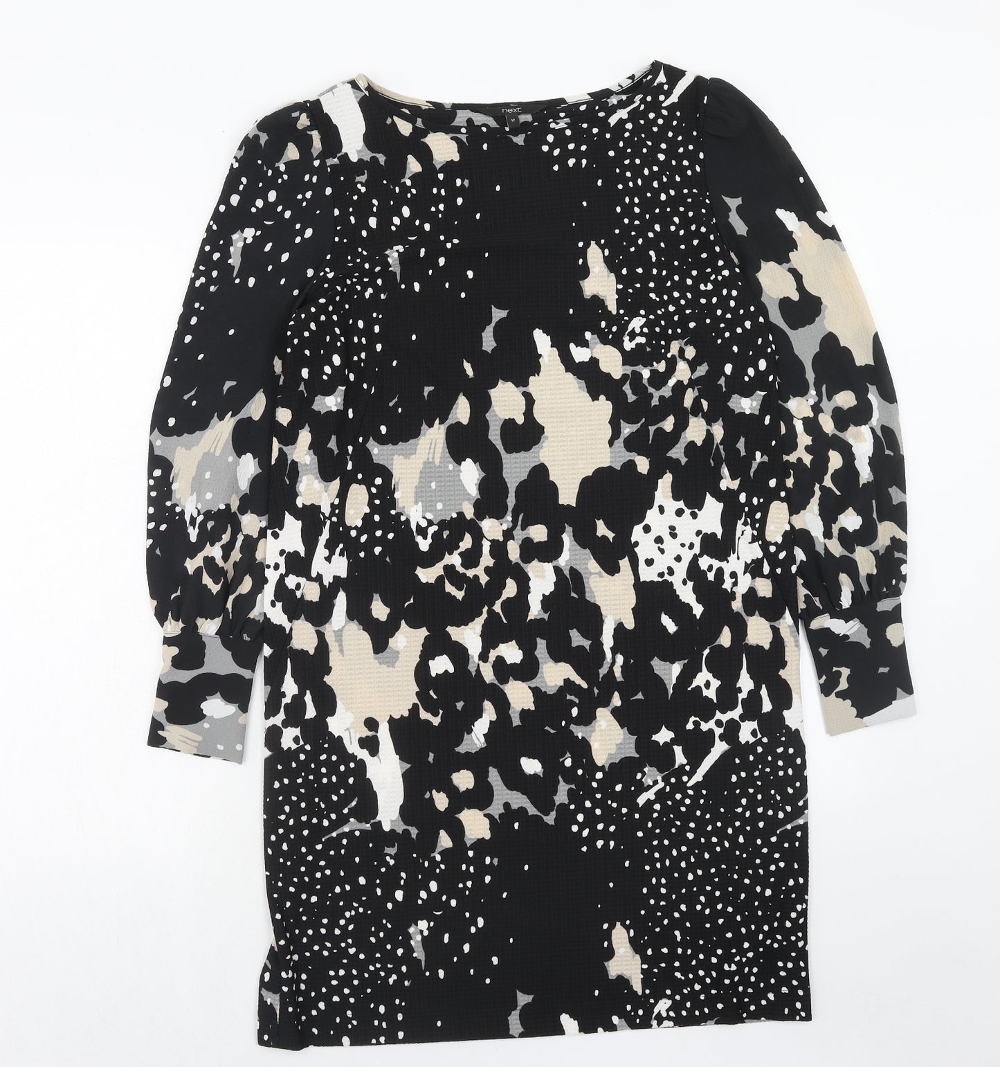 NEXT Womens Multicoloured Animal Print Polyester Sheath Size 12 Boat Neck Pullover