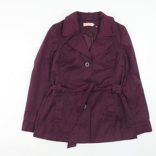 John Lewis Womens Purple Jacket Size 12 Button