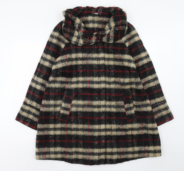 Bonmarché Womens Multicoloured Geometric Jacket Size 16 Button