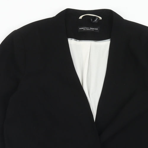 Dorothy Perkins Womens Blue Jacket Blazer Size 12 Button