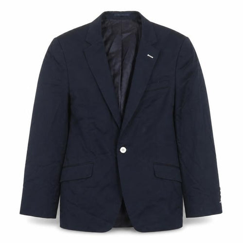 Steel & Jelly Womens Blue Cotton Jacket Suit Jacket Size 12