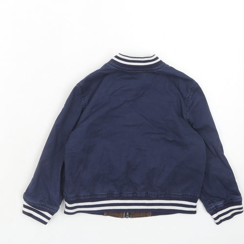 Ralph Lauren Boys Blue Jacket Size 3 Years Zip