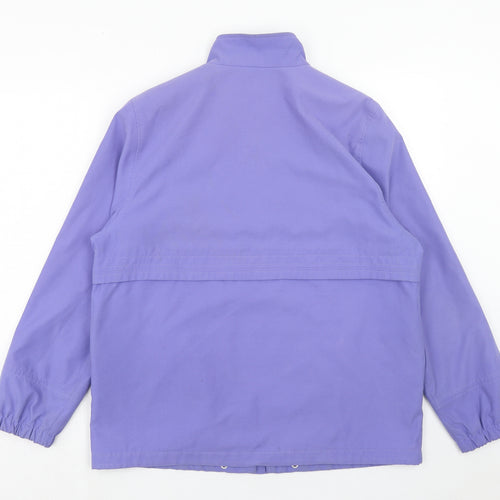 Marks and Spencer Womens Purple Jacket Size 14 Zip