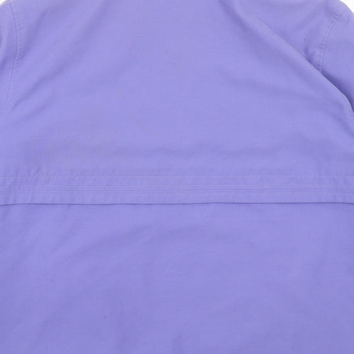 Marks and Spencer Womens Purple Jacket Size 14 Zip