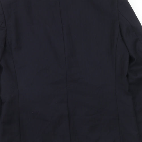 Marks and Spencer Mens Blue Wool Jacket Suit Jacket Size 40 Regular