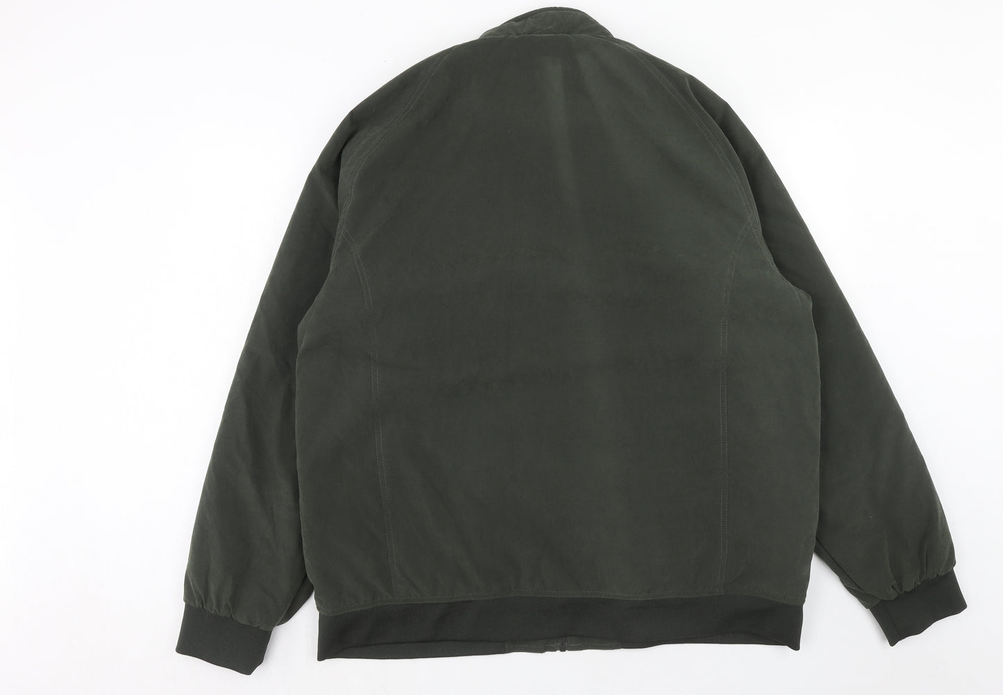 Greenwoods Mens Green Bomber Jacket Jacket Size 2XL Zip