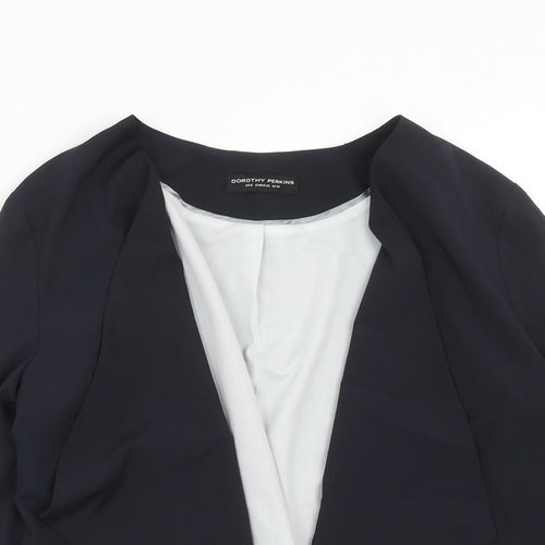 Dorothy Perkins Womens Blue Jacket Blazer Size 10