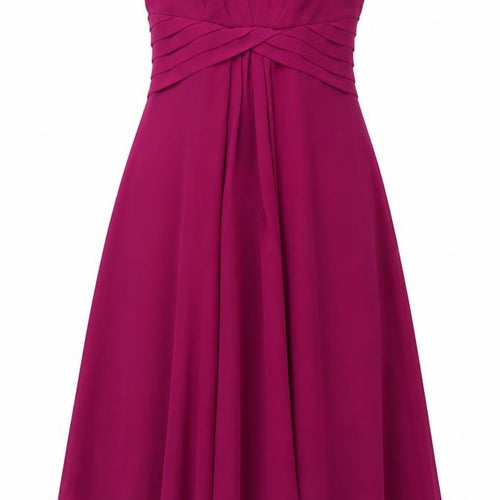 Debut Womens Purple Polyester Fit & Flare Size 10 Sweetheart Zip - Strapless