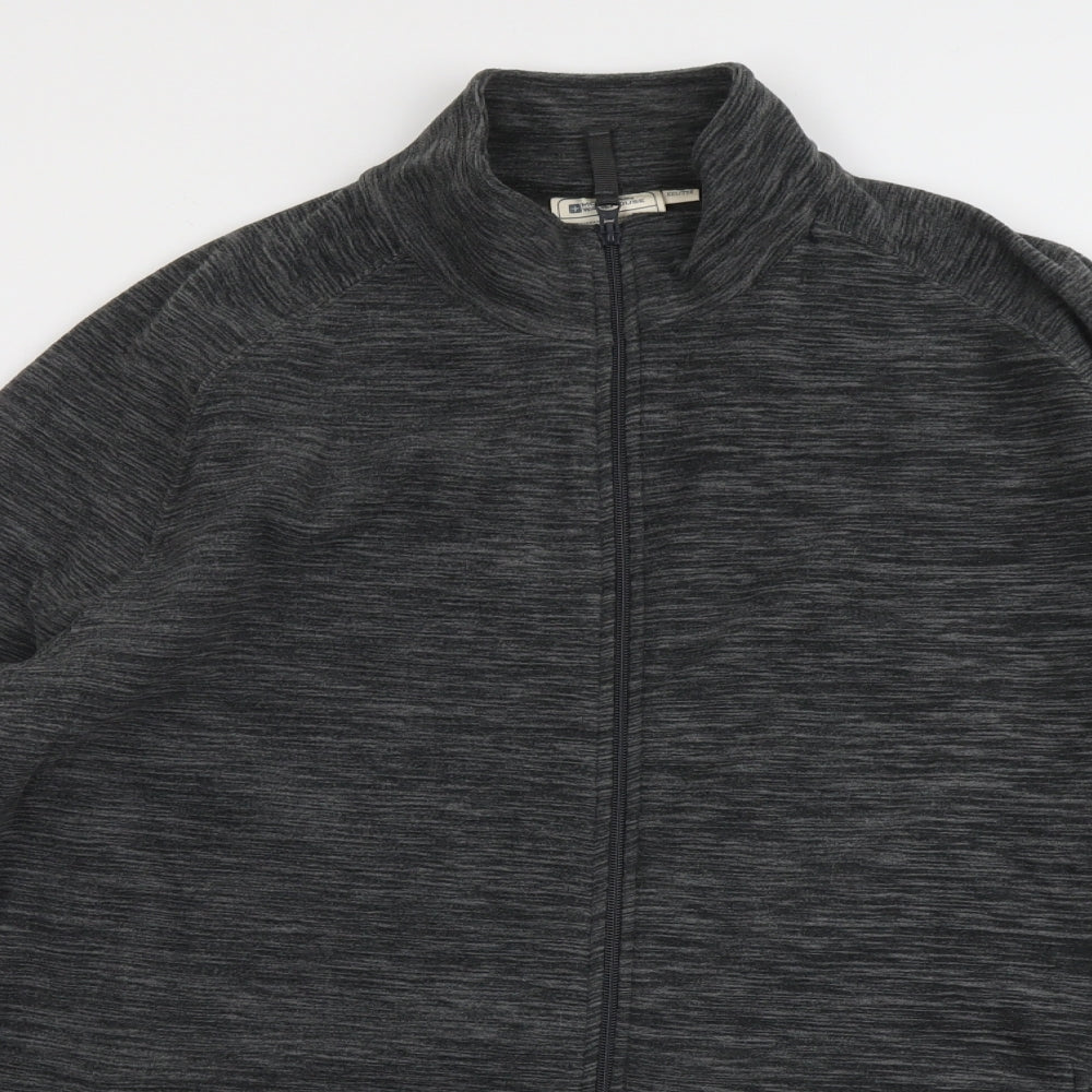 Mountain Warehouse Mens Grey Geometric Jacket Size 2XL Zip