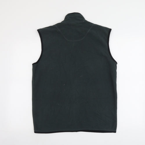 Marks and Spencer Mens Green Gilet Jacket Size M Zip