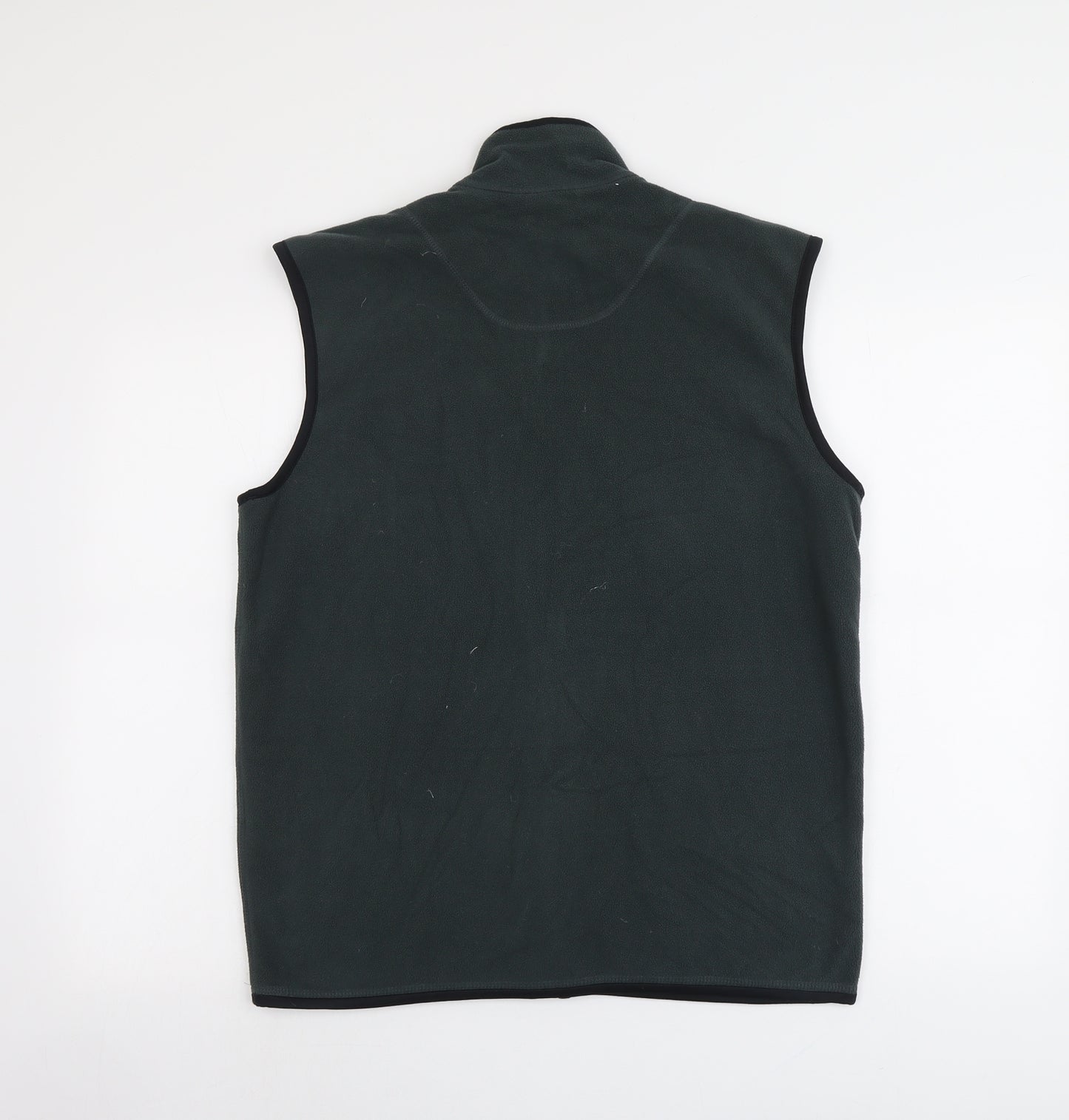 Marks and Spencer Mens Green Gilet Jacket Size M Zip