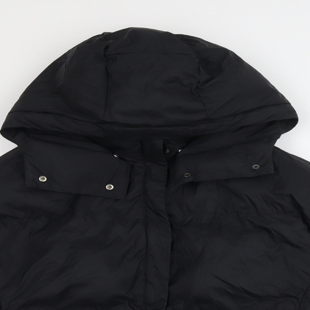 Pepe Jeans Womens Black Puffer Jacket Jacket Size S Zip