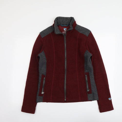 KÚHL Womens Red Jacket Size M Zip