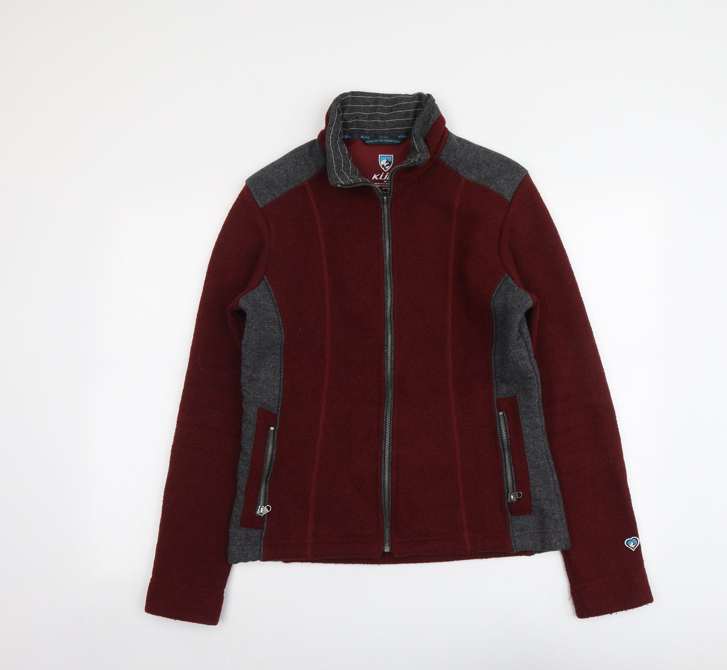 KÚHL Womens Red Jacket Size M Zip