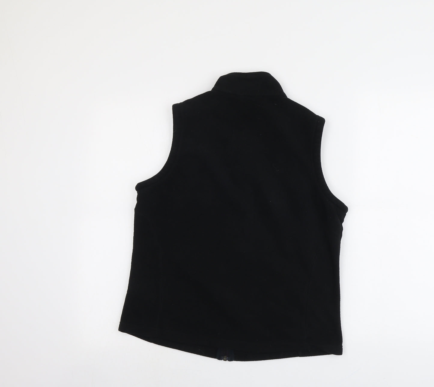 Marks and Spencer Womens Black Gilet Jacket Size 14 Zip