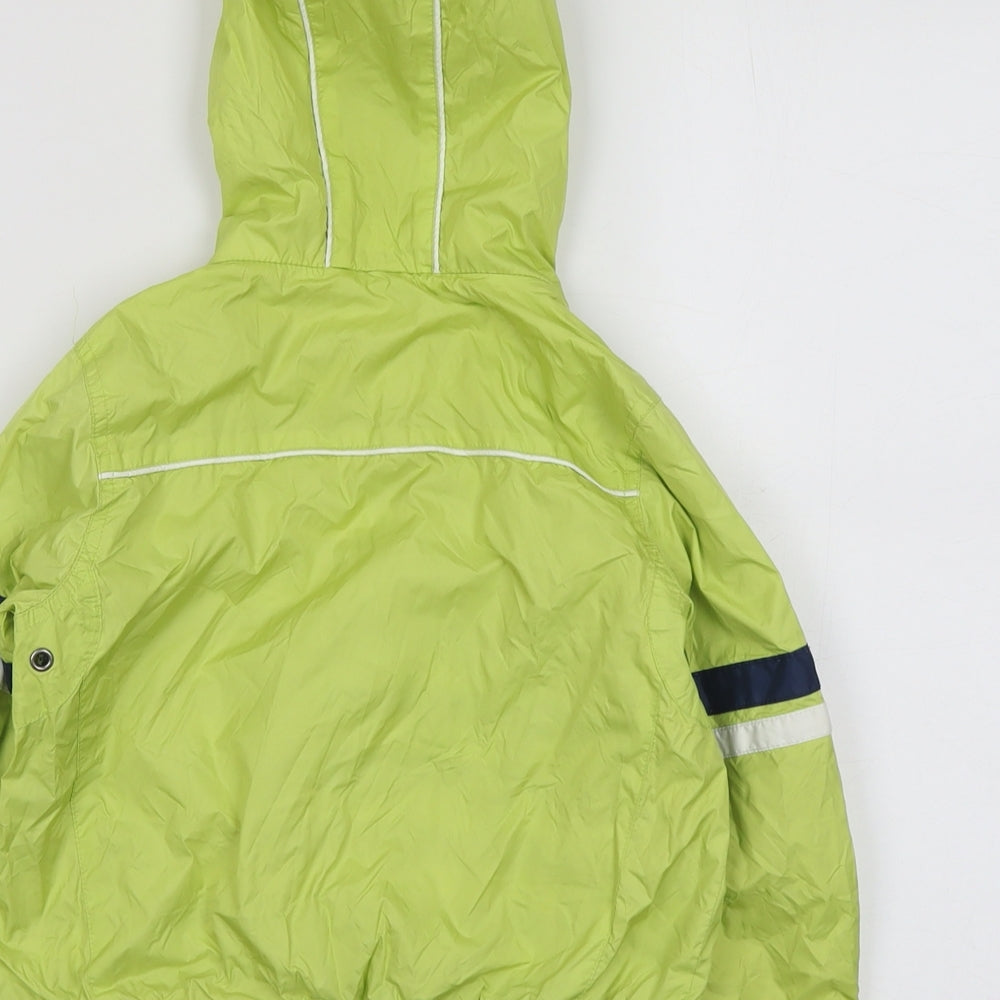 NEXT Boys Green Striped Jacket Size 4-5 Years Zip