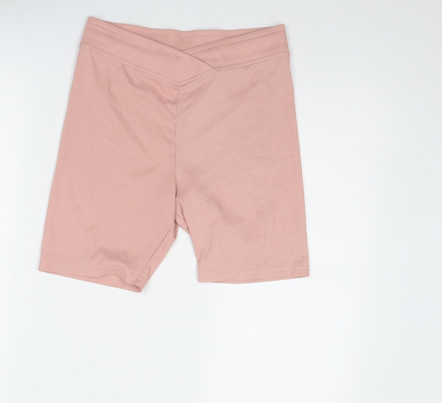 Boux Avenue Womens Pink Polyester Sweat Shorts Size 8 Regular Pull On - Ribbed