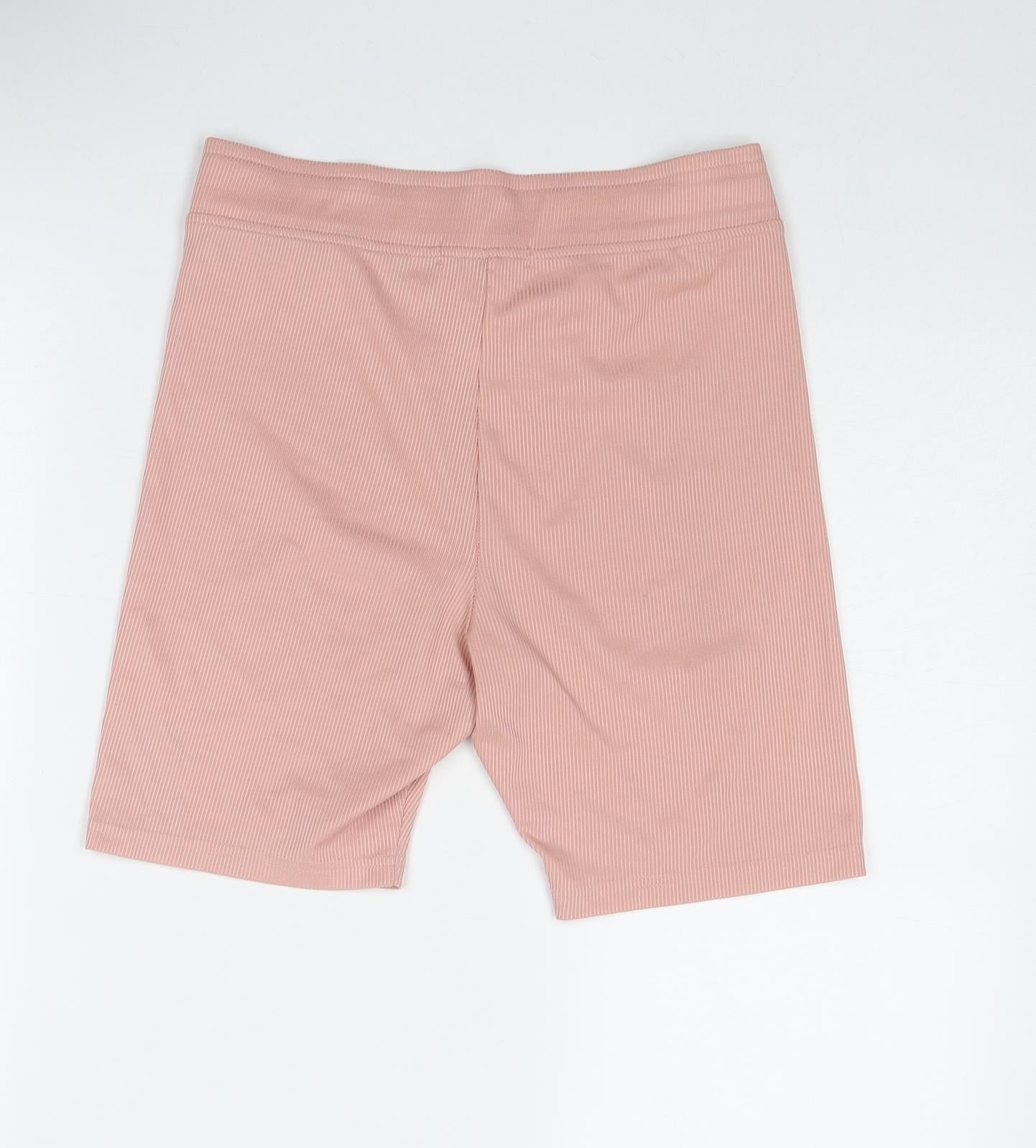 Boux Avenue Womens Pink Polyester Sweat Shorts Size 8 Regular Pull On - Ribbed