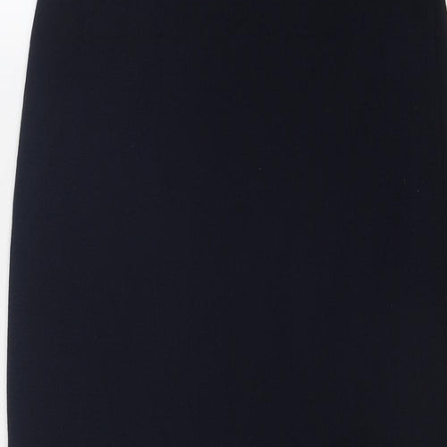 Micha Womens Blue Polyester A-Line Skirt Size 12