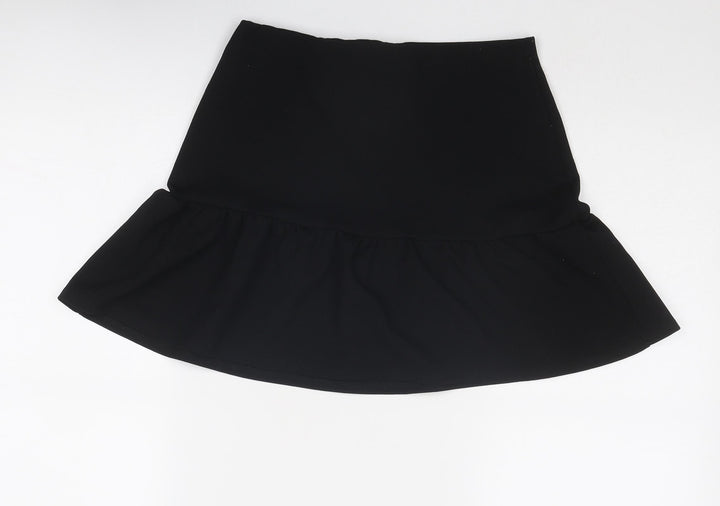 21 Saints Womens Black Polyester Swing Skirt Size 26 in