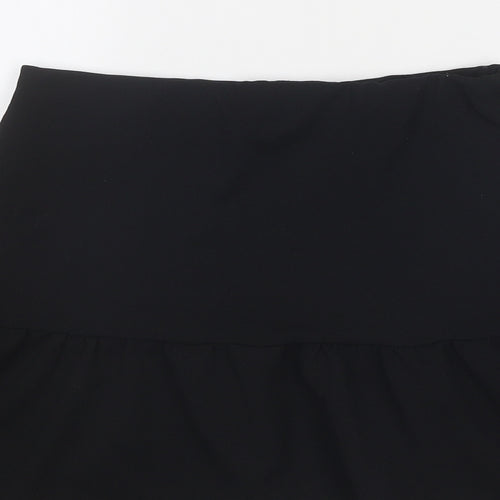 21 Saints Womens Black Polyester Swing Skirt Size 26 in