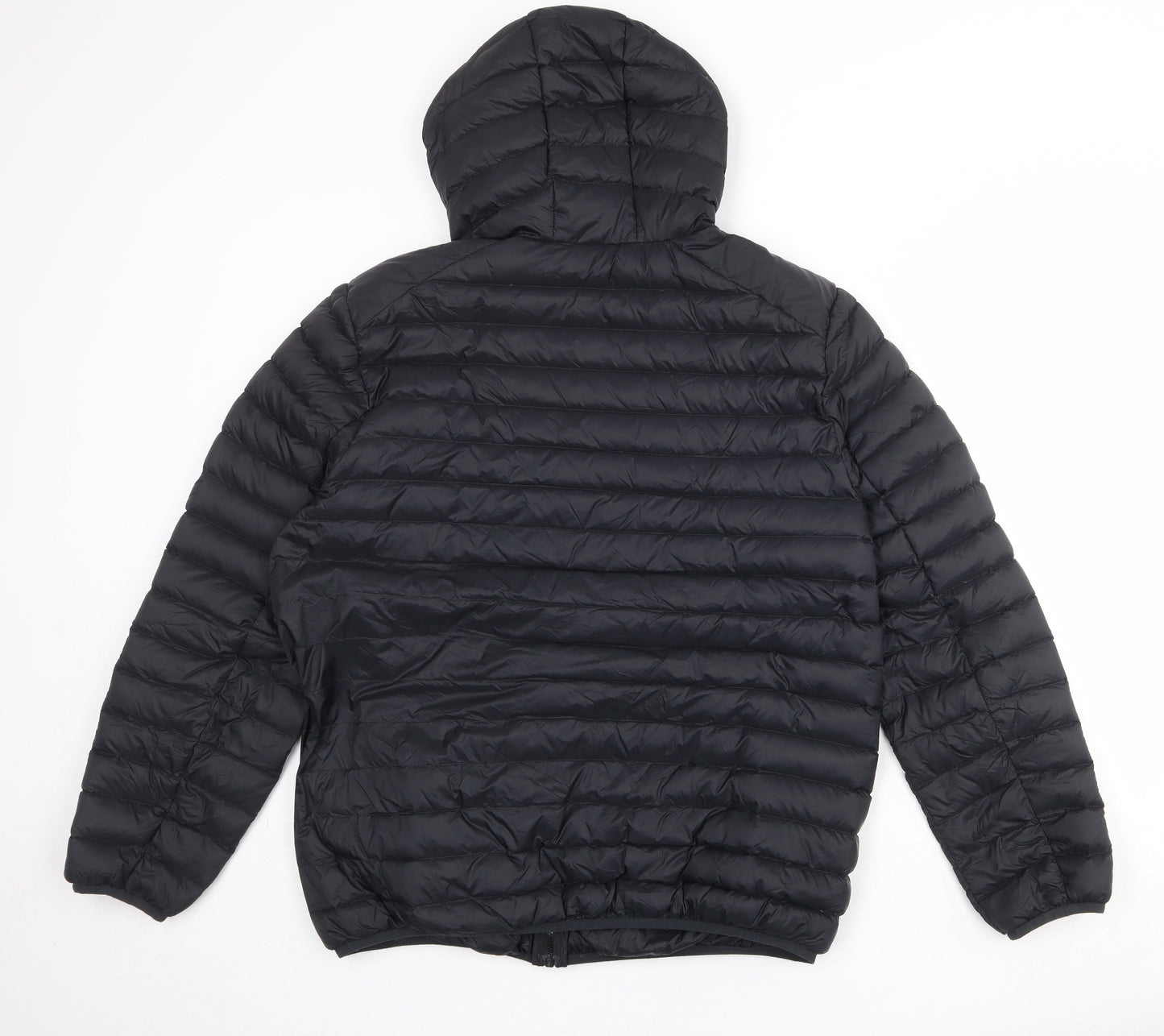 Marks and Spencer Mens Black Quilted Jacket Size XL Zip