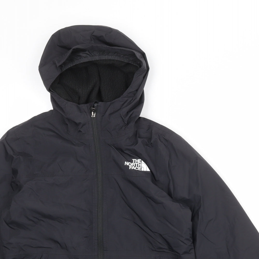The North Face Boys Black Jacket Size M Zip