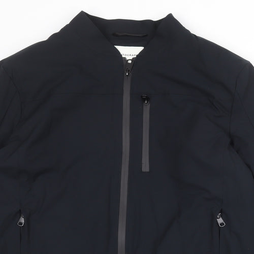 Autograph Mens Black Jacket Size L Zip
