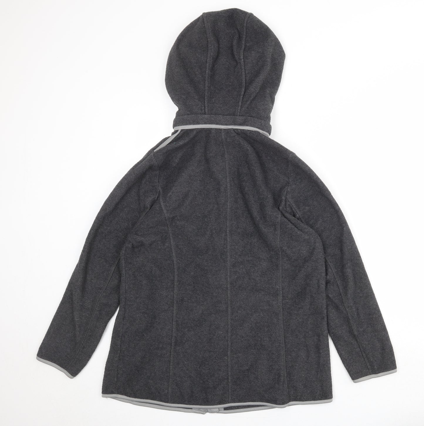 Collection L Womens Grey Jacket Size 16 Zip