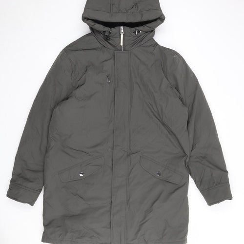 Autograph Mens Grey Jacket Size L Zip