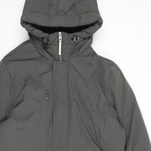 Autograph Mens Grey Jacket Size L Zip