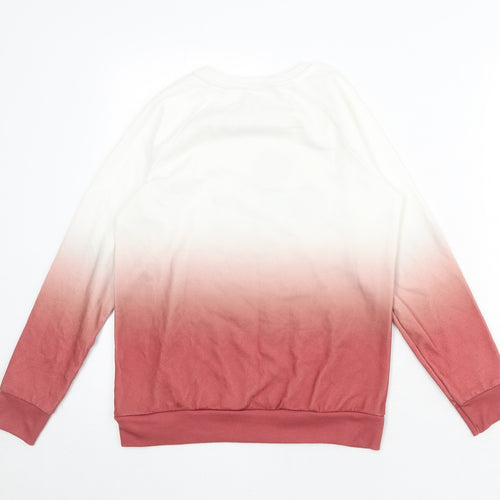 Mickey Inc Girls Multicoloured Cotton Pullover Sweatshirt Size 11-12 Years Pullover - Mickey Mouse