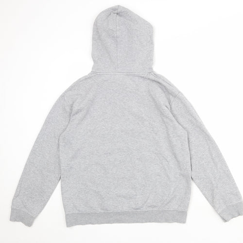 H&M Womens Grey Cotton Pullover Hoodie Size S Pullover