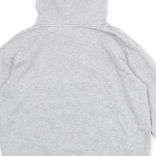 H&M Womens Grey Cotton Pullover Hoodie Size S Pullover
