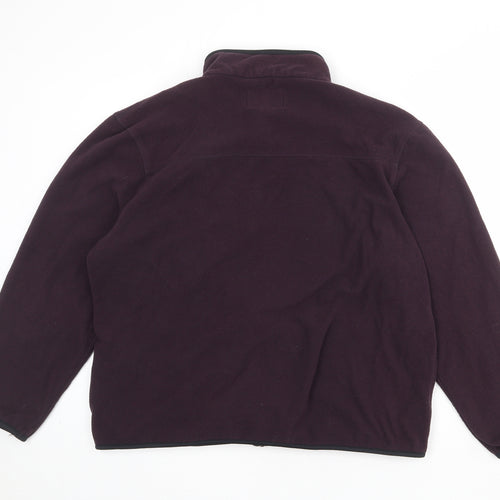 Marks and Spencer Mens Purple Jacket Size L Zip