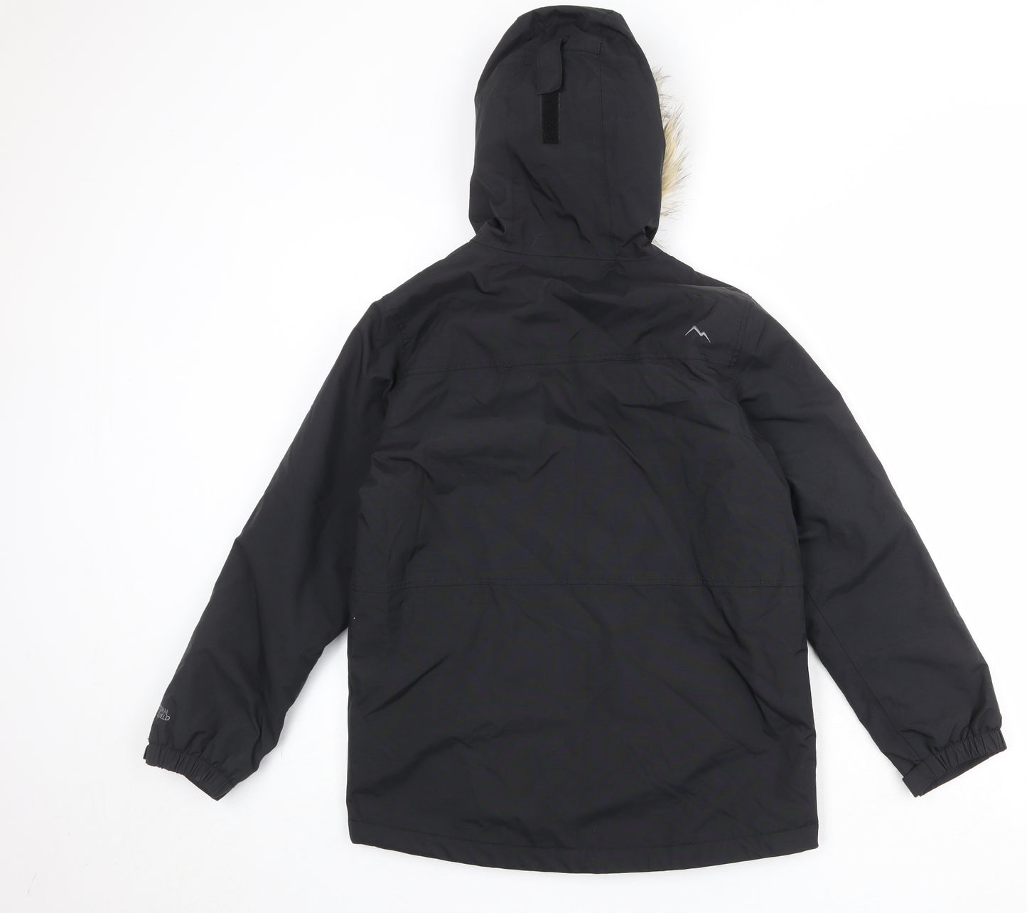 Peter Storm Boys Black Windbreaker Jacket Size 11-12 Years Zip