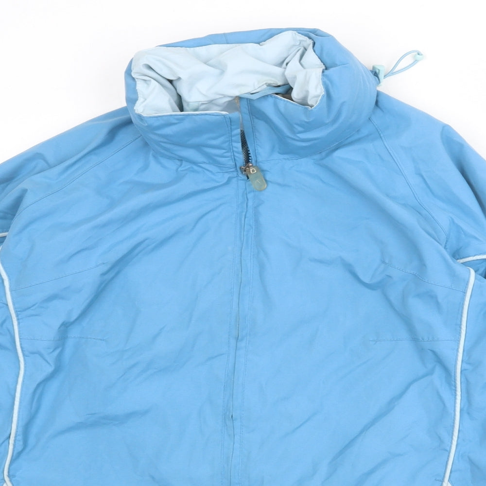 Regatta Womens Blue Windbreaker Jacket Size 14 Zip