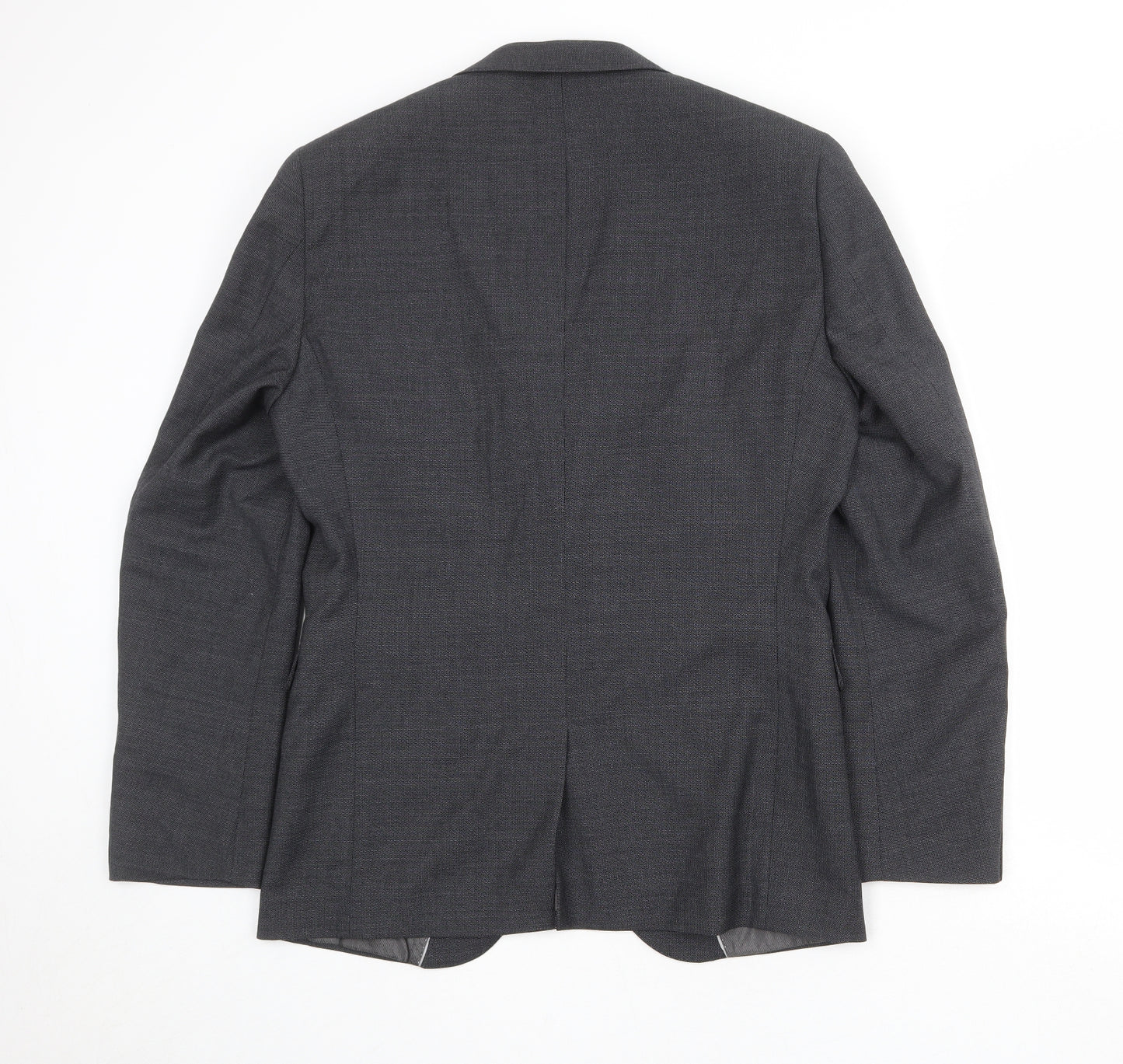 NEXT Mens Grey Wool Jacket Suit Jacket Size 40 Regular