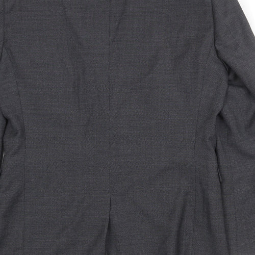 NEXT Mens Grey Wool Jacket Suit Jacket Size 40 Regular