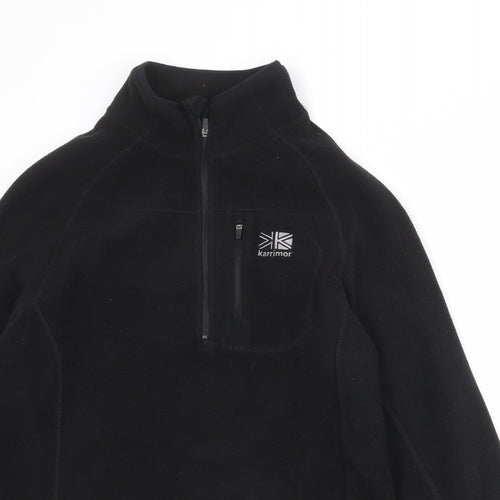 Karrimor Womens Black Polyester Pullover Sweatshirt Size XS Zip