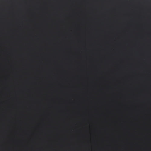 M&Co Womens Black Polyester Tuxedo Suit Jacket Size 20