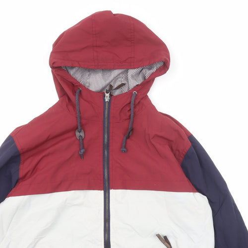 Burton Mens Multicoloured Geometric Jacket Size M Zip