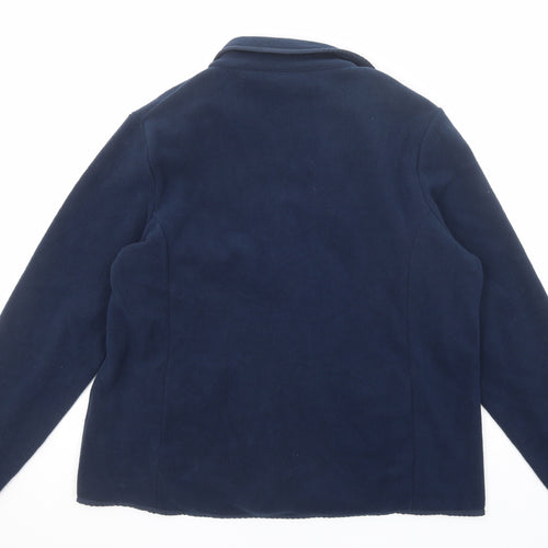 Cotton Traders Womens Blue Jacket Size 20 Button