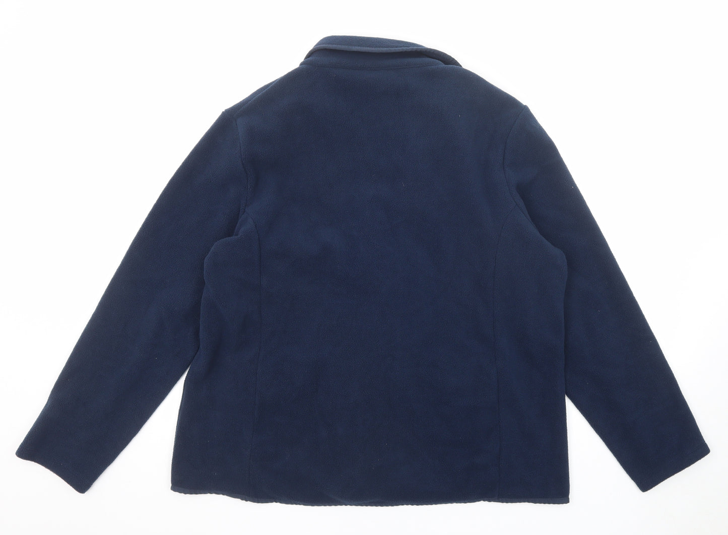 Cotton Traders Womens Blue Jacket Size 20 Button