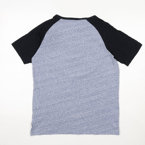 Converse Boys Blue Cotton Basic T-Shirt Size 13 Years Round Neck Pullover - Size 13-15 Years