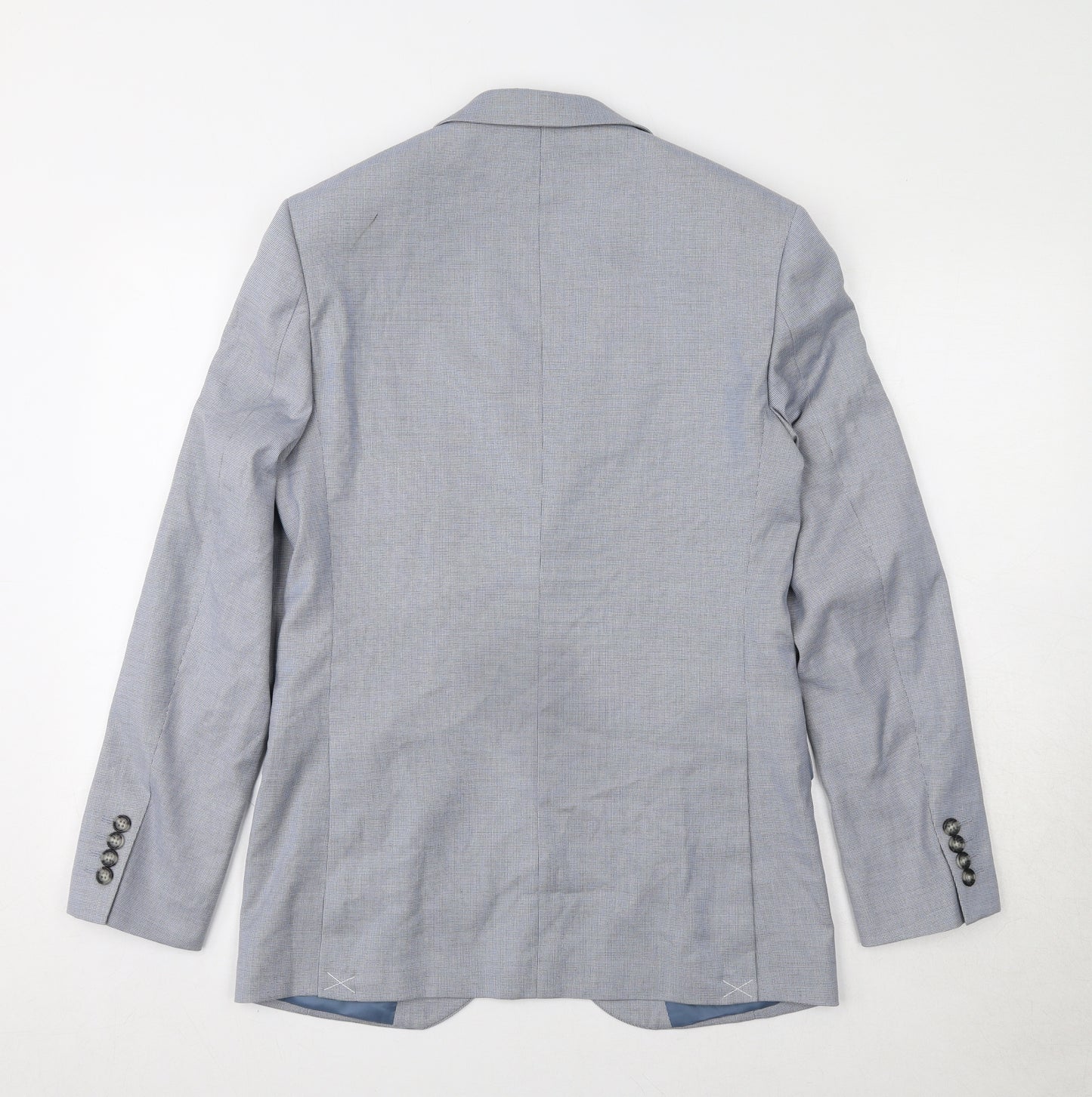 Marks and Spencer Mens Blue Polyester Jacket Suit Jacket Size 36 Regular