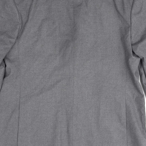 Autograph Mens Grey Polyester Jacket Suit Jacket Size 42 Regular