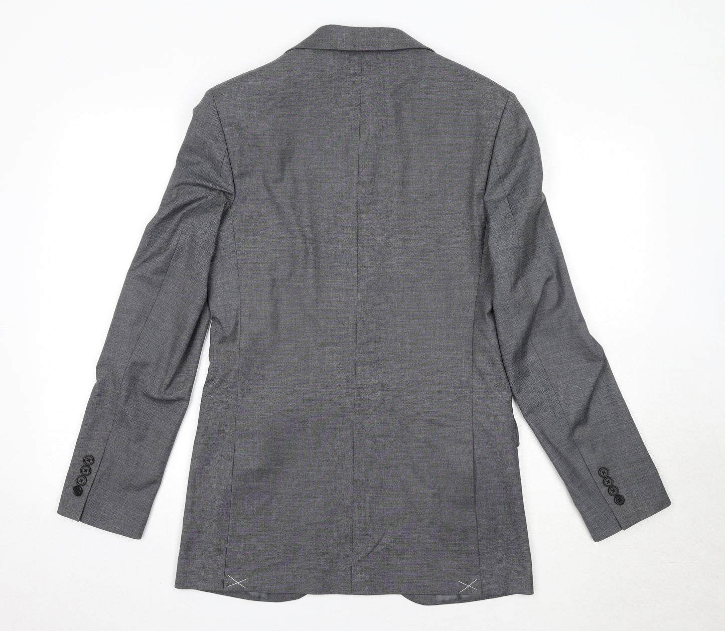 Marks and Spencer Mens Grey Polyester Jacket Suit Jacket Size 36 Regular